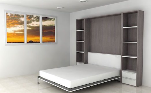 Подъемная кровать – победитель в рейтинге надежной встраиваемой мебели .